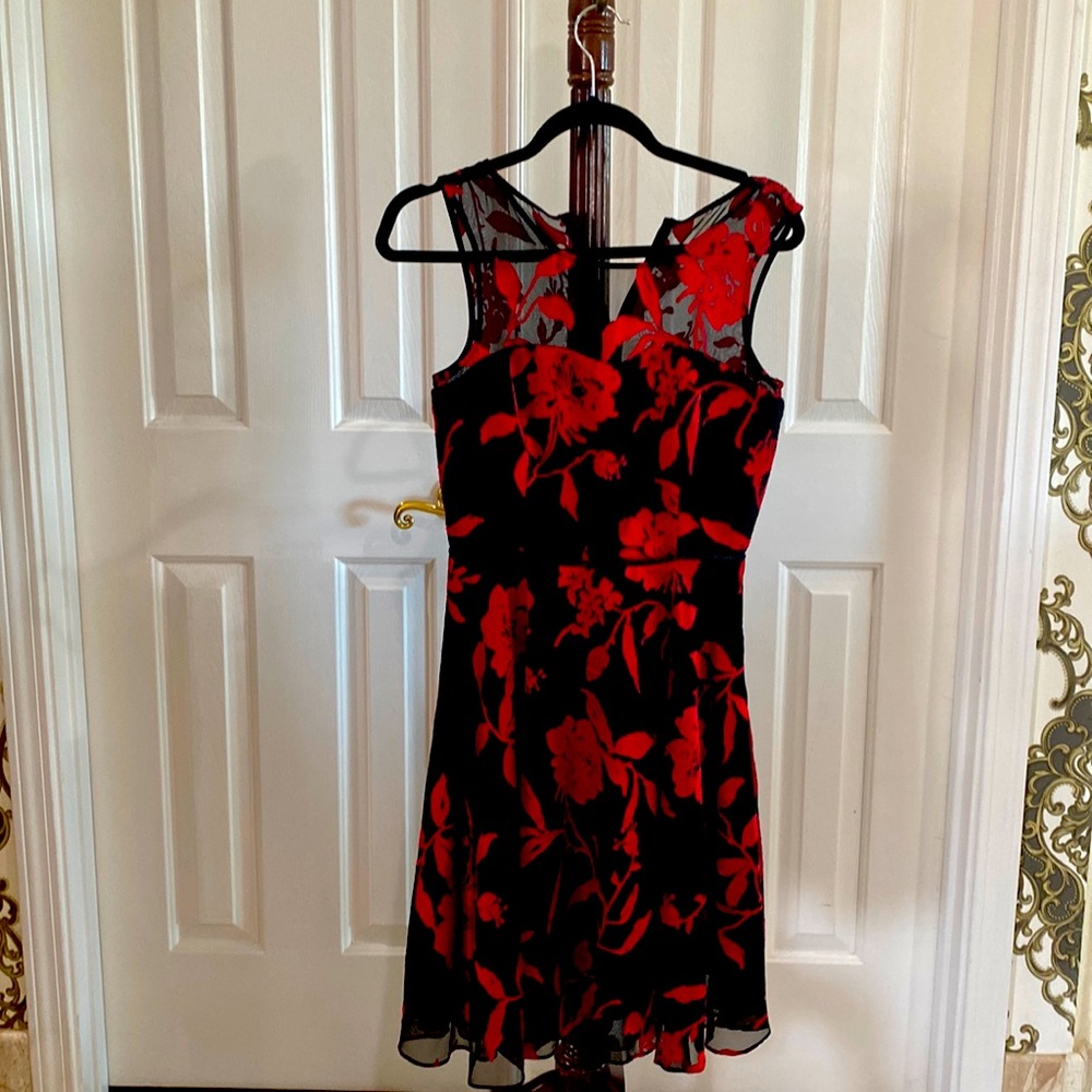 Wedding Reception Dress , sheer top, fully lined very classic!
